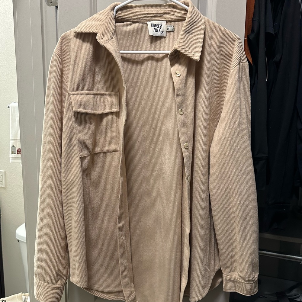 Princess polly tan cardigan